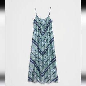 Banana Republic Tie-waist Organza Maxi Dress